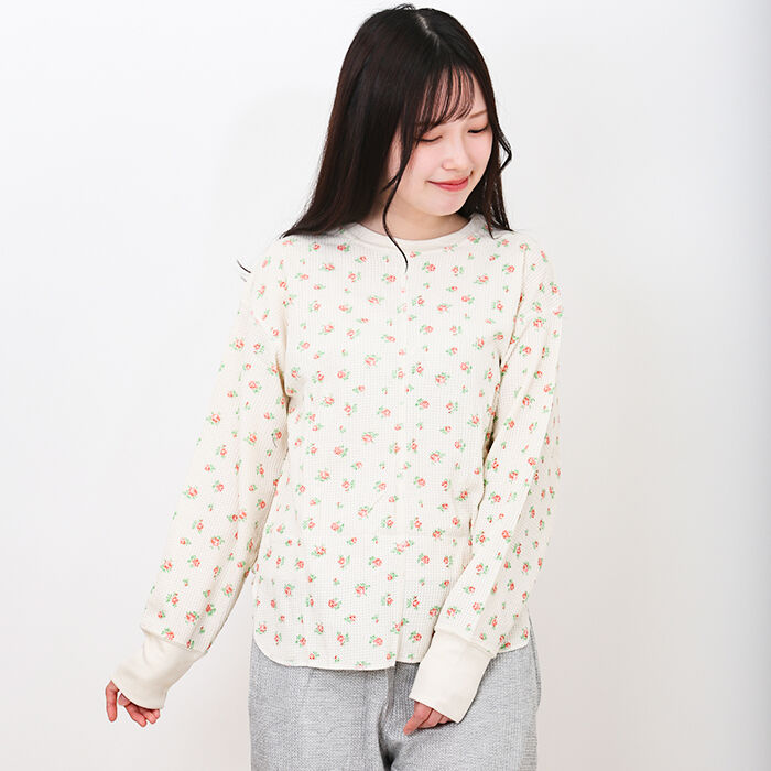 BACKYARD FAMILY「JEMORGAN サーマル レディース 通販 ジェーイーモーガン JD071-59S 切替ロンT」|Tシャツ・カットソー|