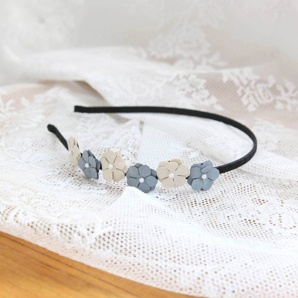 BACKYARD FAMILY「Rora カチューシャ 通販 花 48192102 髪飾り ヘッドドレス 子供 女の子 フォーマル」|その他|ブルー1