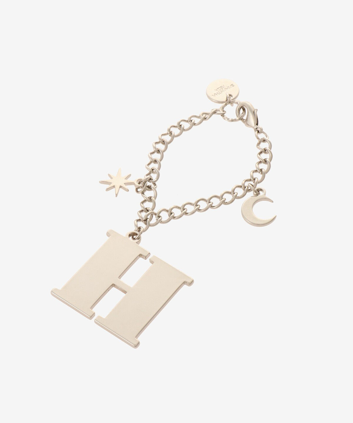 Samantha Vega「ムーンイニシャルチャーム(H)」|チャーム・キーホルダー|シルバー