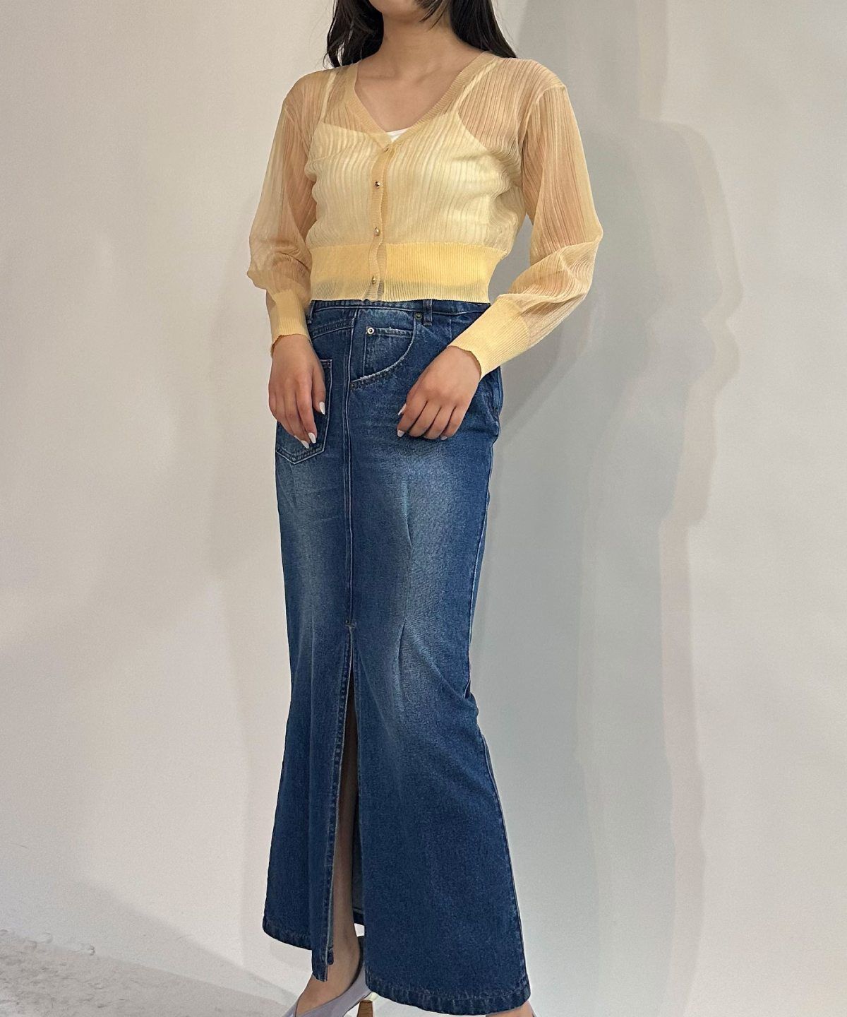 REDYAZEL「デニムマキシスカート」|スカート|