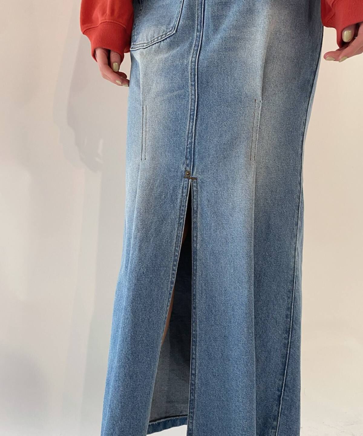 REDYAZEL「デニムマキシスカート」|スカート|