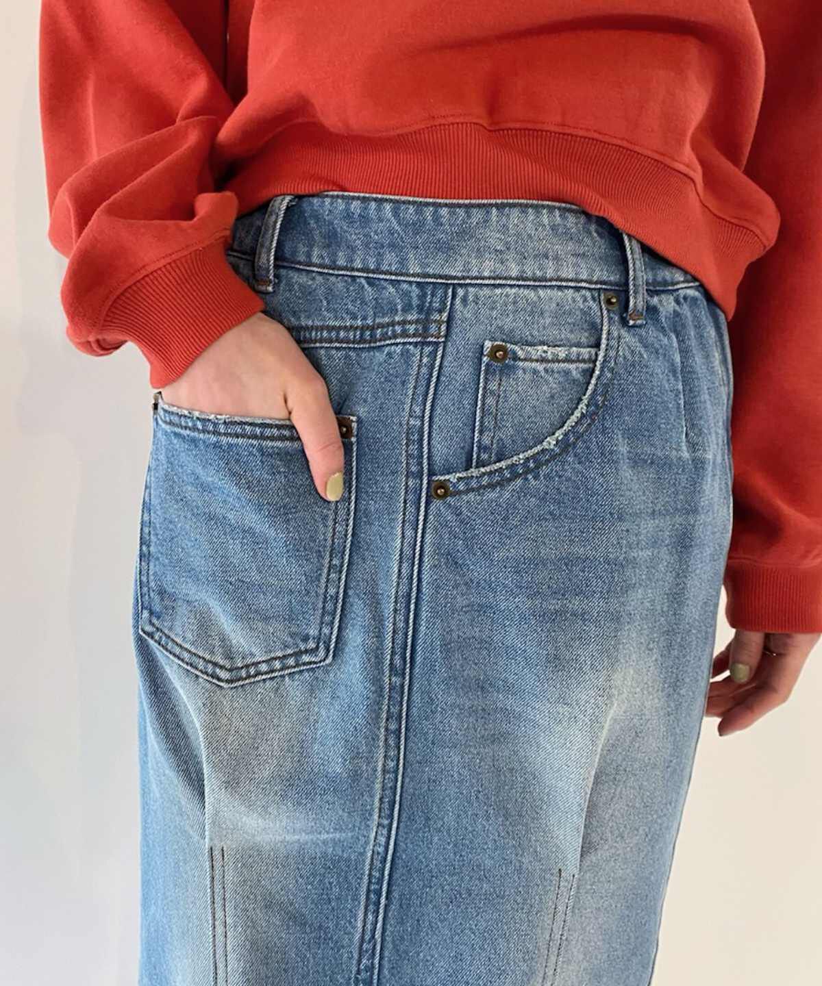 REDYAZEL「デニムマキシスカート」|スカート|