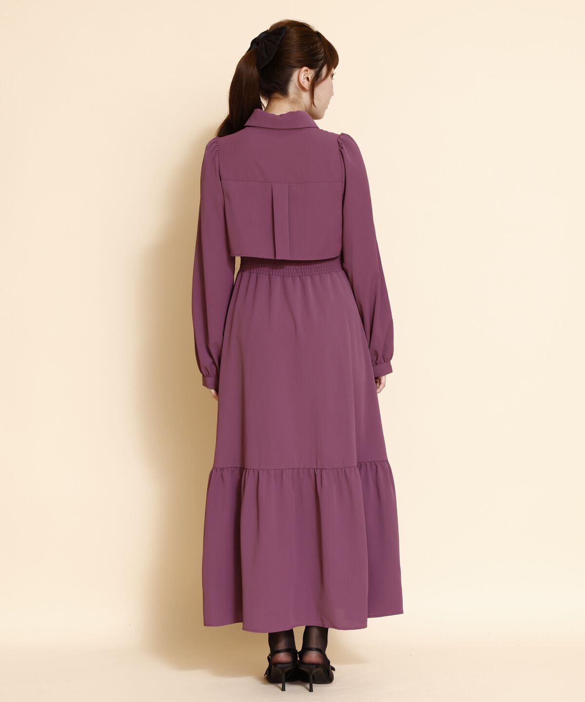 REDYAZEL「ティアードシャツワンピース」|ワンピース|