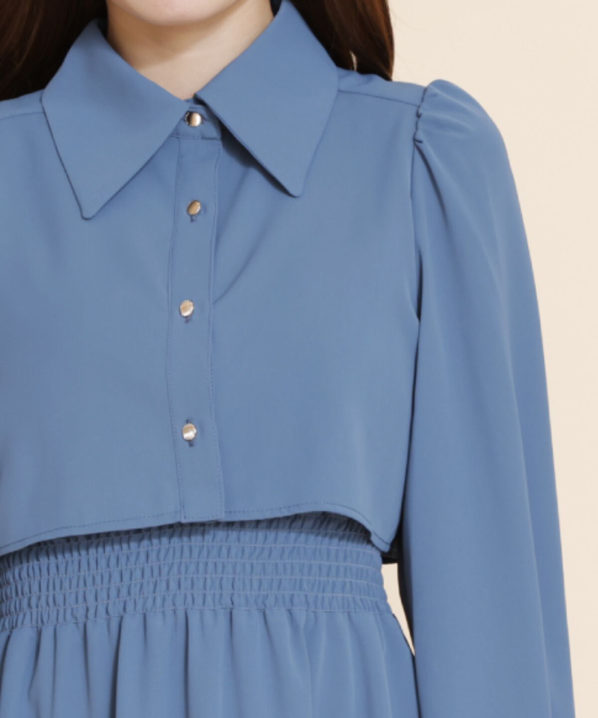 REDYAZEL「ティアードシャツワンピース」|ワンピース|