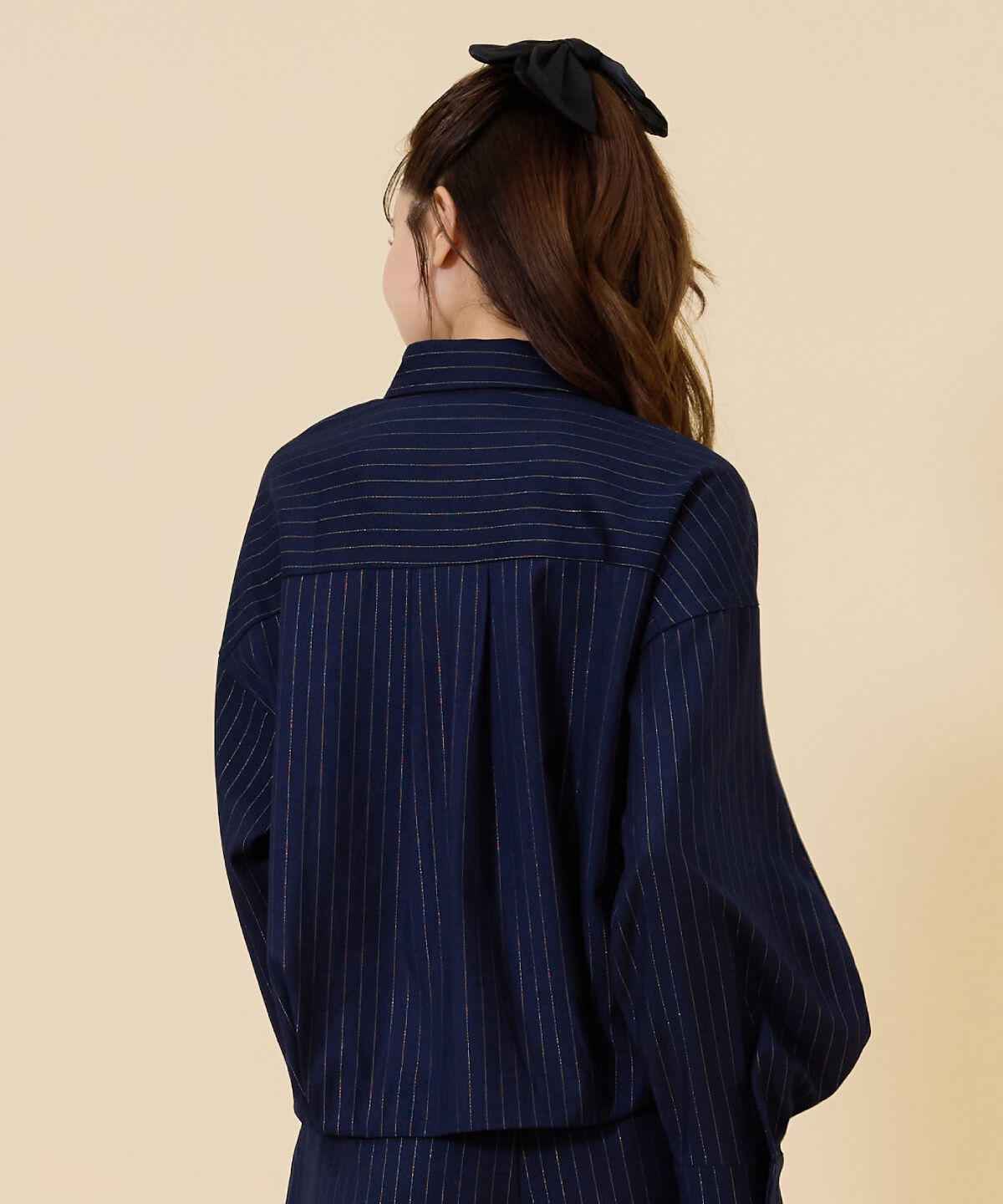 REDYAZEL「ゴールドラメストライプシャツ」|シャツ・ブラウス|