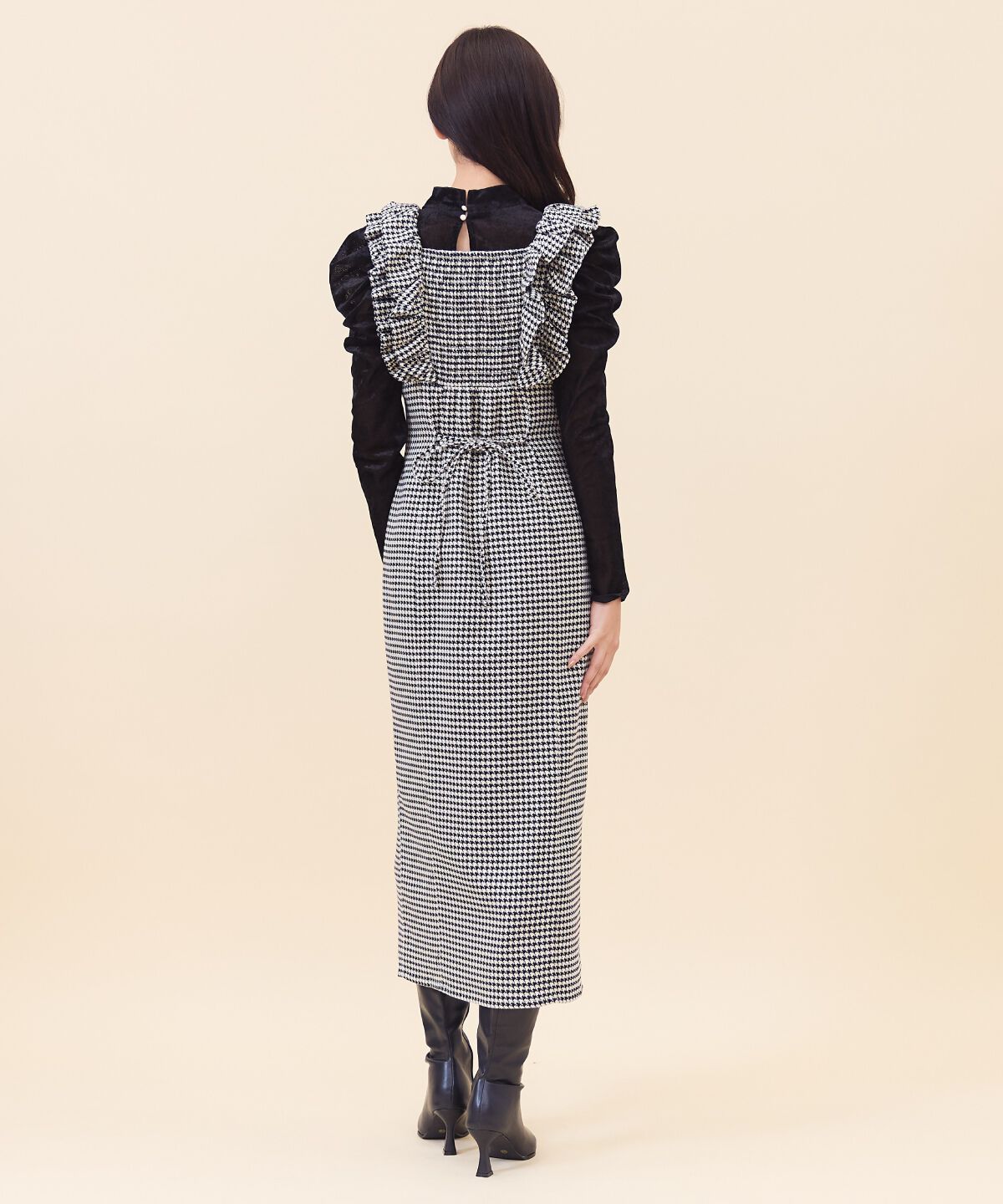 REDYAZEL「チドリフリルショルダージャンスカ」|ジャンパースカート|