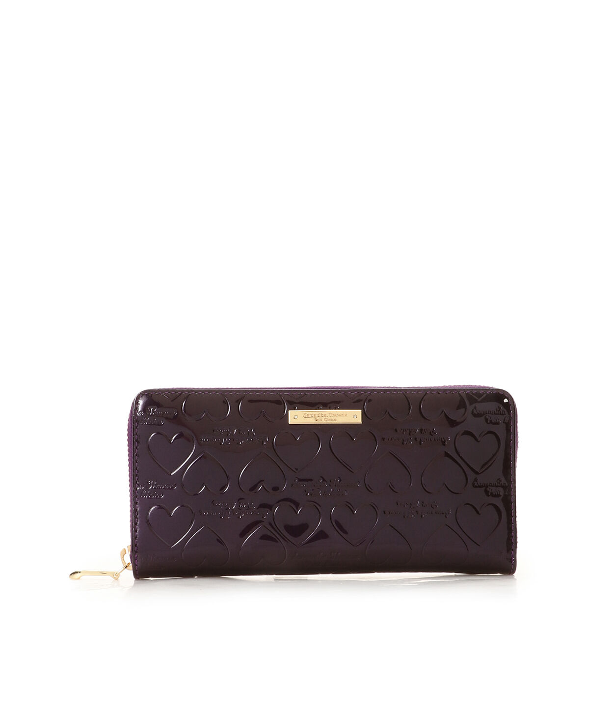 Samantha Thavasa Petit Choice「エナメルハート型押し 長財布」|財布|