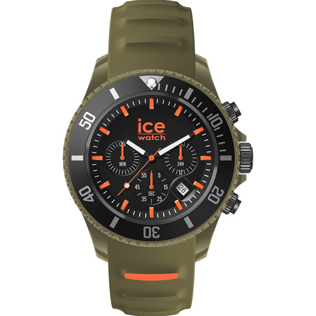ICE-WATCH「〈ICE-WATCH(ｱｲｽｳｫｯﾁ)〉ICE chrono ｶｰｷ ﾐﾃﾞｨｱﾑ」|腕時計|BLACK