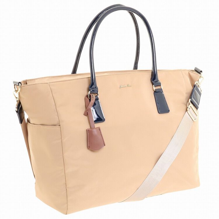 Jewelna Rose「ジュエルナローズ｜アメリ―｜トラベル｜ナイロン｜レディース｜ボストントートバッグ｜16053」|トートバッグ|ベージュ