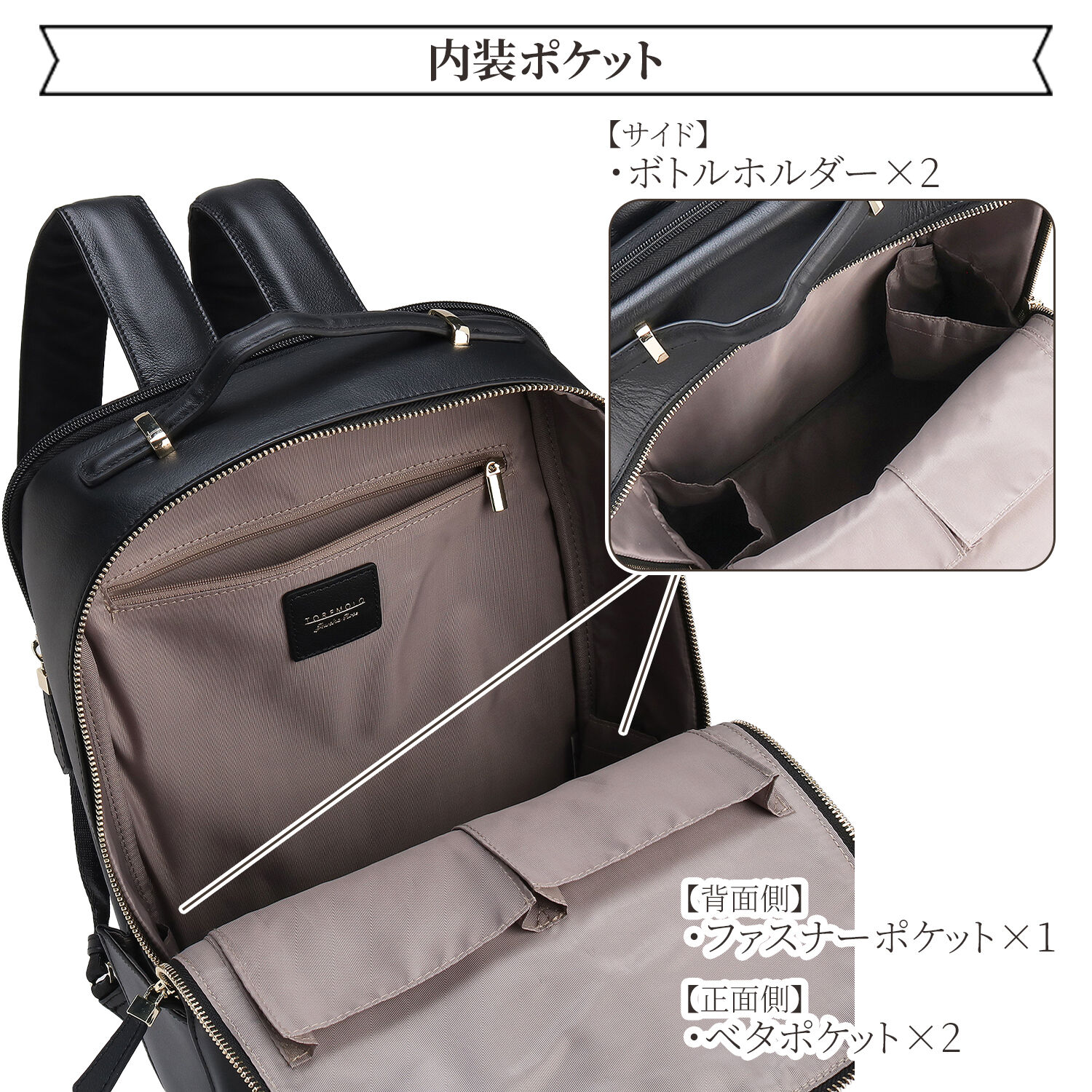 Jewelna Rose「Jewelna Rose ウェールズ リュックサック 11925」|リュック|