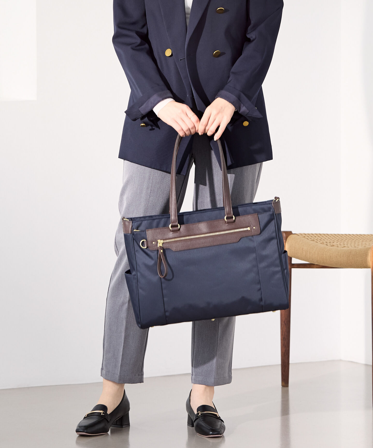 ace.「ace.／エース ビエナ3 A4 14.0インチサイズ トートバッグ 2気室 レディースビジネス 68702」|トートバッグ|