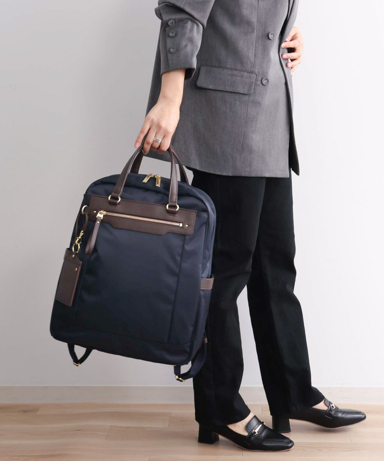 ace.「ace.／エース ビエナ3 A4 14.0インチサイズ リュックサック 2気室 レディースビジネス 68705」|リュック|