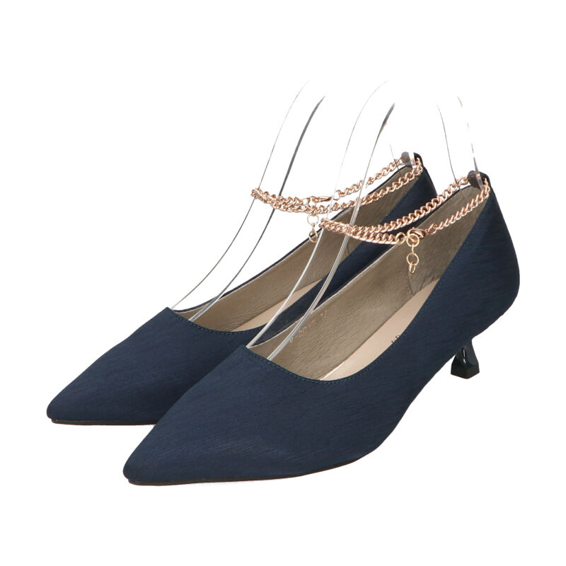 ORiental TRaffic「ポインテッドトゥアンクルチェーンパンプス/R-2015」|パンプス|