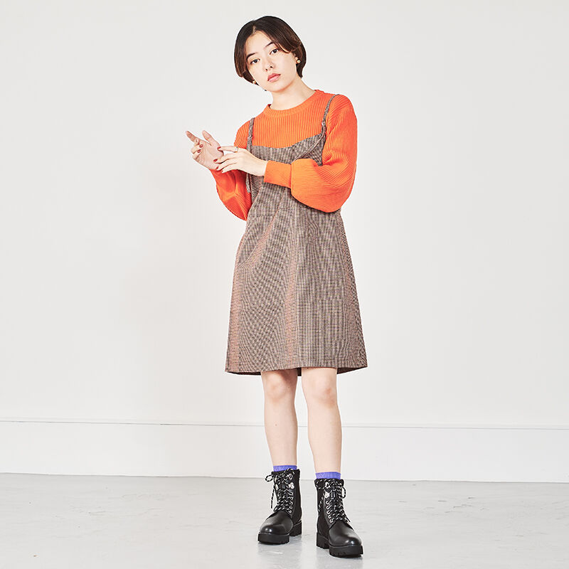 ORiental TRaffic「【EC限定】異素材トレッキングブーツ/25402」|ショートブーツ|