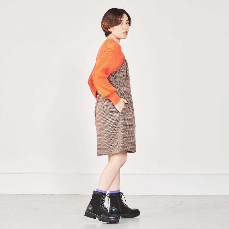 ORiental TRaffic「【EC限定】異素材トレッキングブーツ/25402」|ショートブーツ|