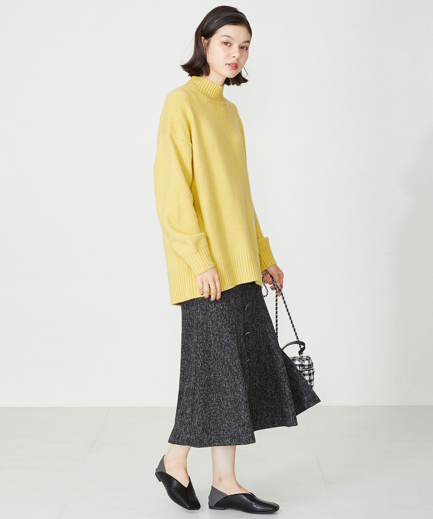 ORiental TRaffic「【アウトレット価格】スクエアトゥバブーシュ/R-3211 パンプス バブーシュ 柔らかい 人気 トレンド」|パンプス|