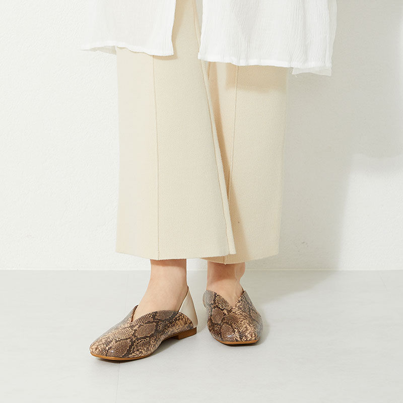 ORiental TRaffic「【アウトレット価格】スクエアトゥバブーシュ/R-3211 パンプス バブーシュ 柔らかい 人気 トレンド」|パンプス|