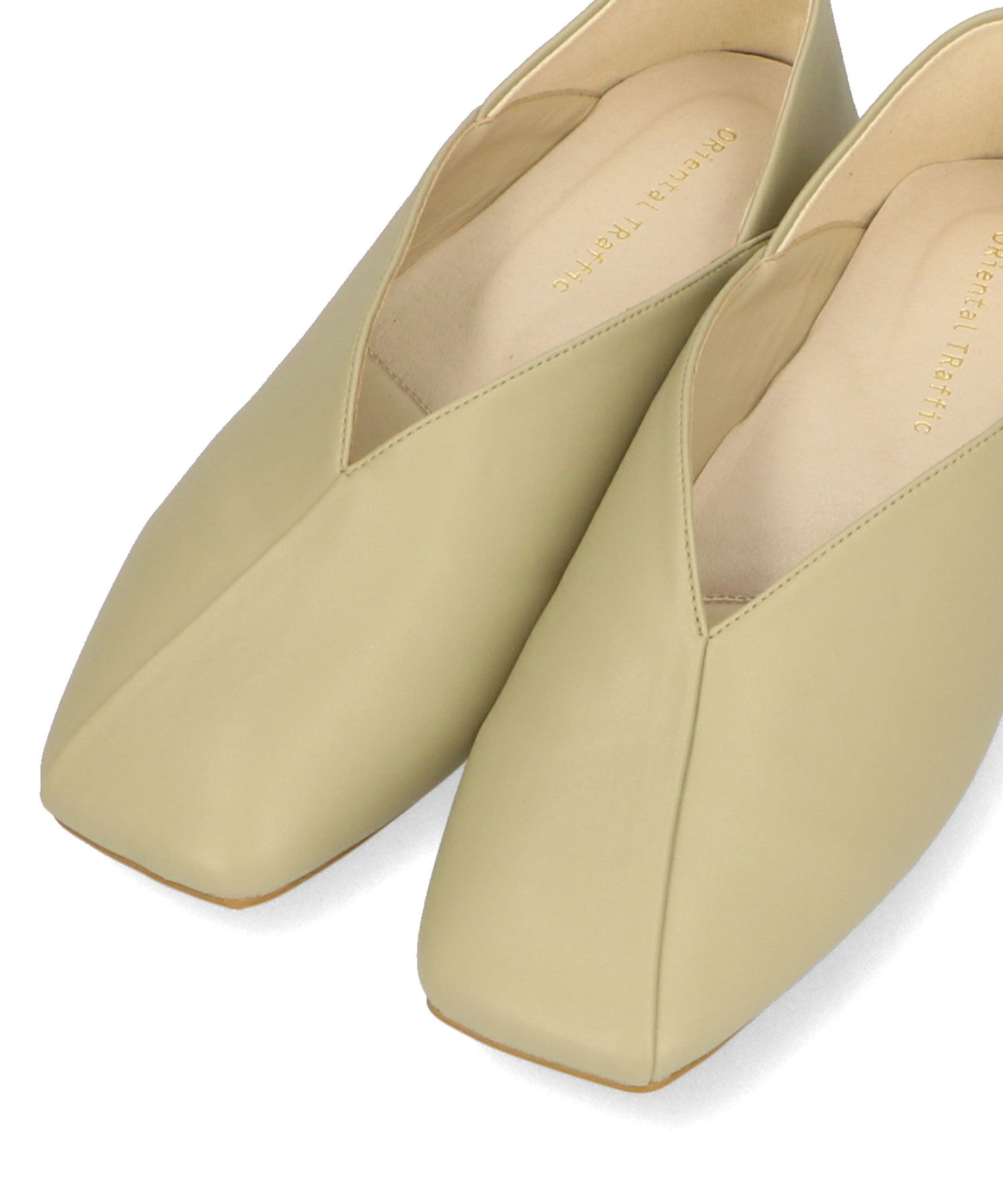 ORiental TRaffic「【アウトレット価格】スクエアトゥバブーシュ/R-3211 パンプス バブーシュ 柔らかい 人気 トレンド」|パンプス|