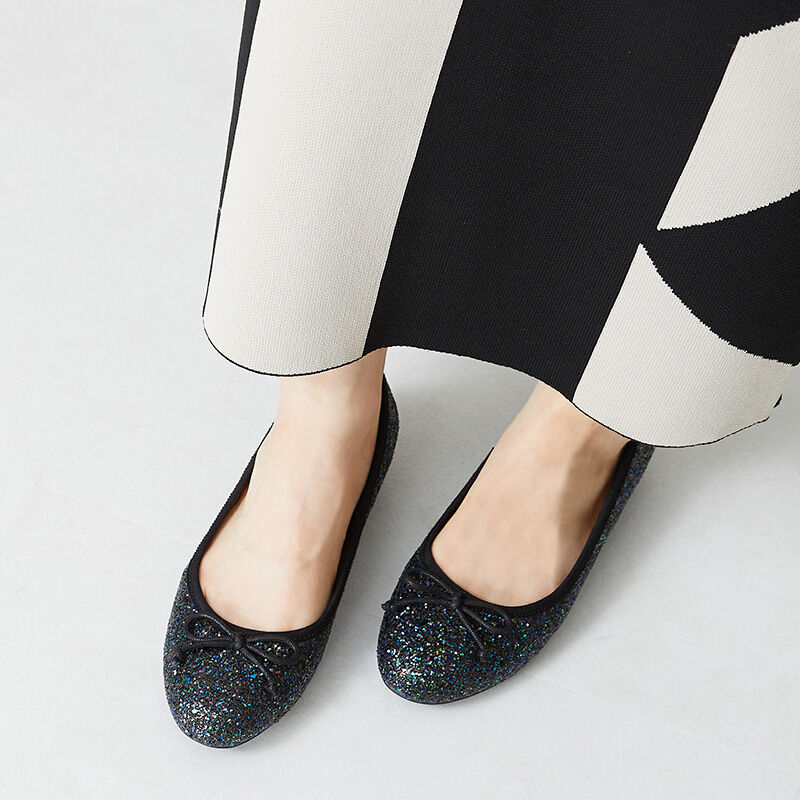 ORiental TRaffic「グリッターバレエシューズ/31312」|パンプス|