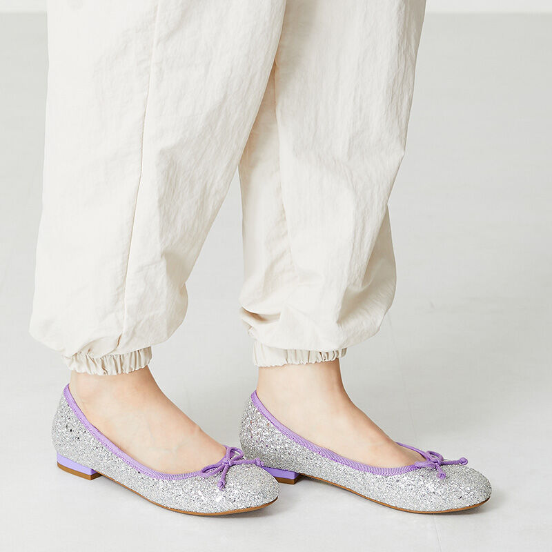 ORiental TRaffic「グリッターバレエシューズ/31312」|パンプス|