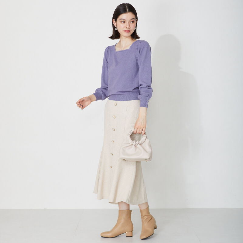 ORiental TRaffic「ソフトレザー メタリックライン ブーツ /31409 柔らかい 履き口に隠しゴム付き」|ショートブーツ|