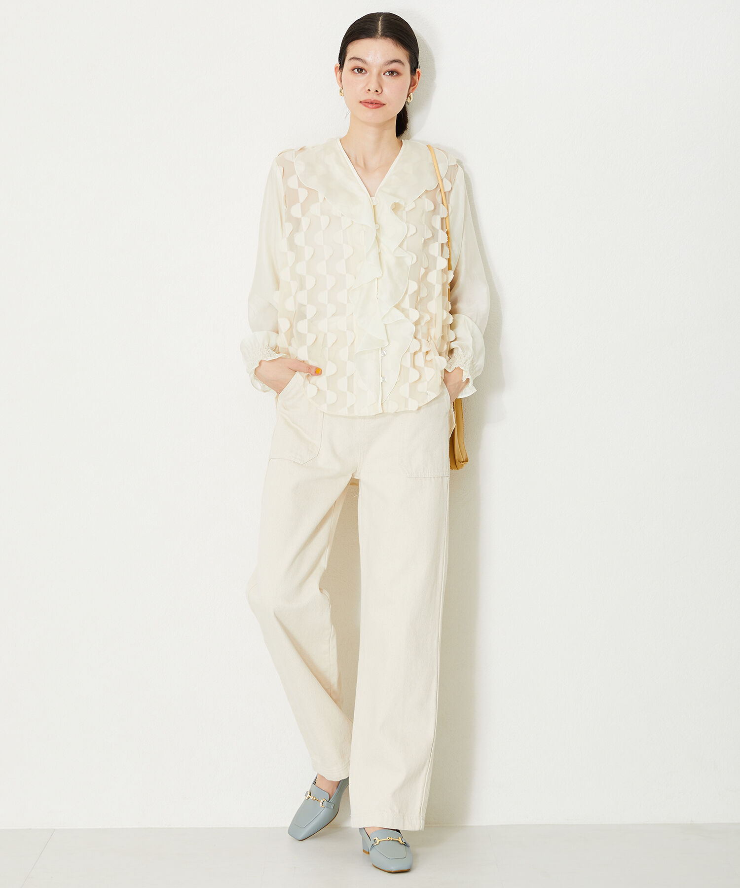 WA Oriental TRaffic「【定番】メタリックラインビットヒールローファー/42101」|ローファー|