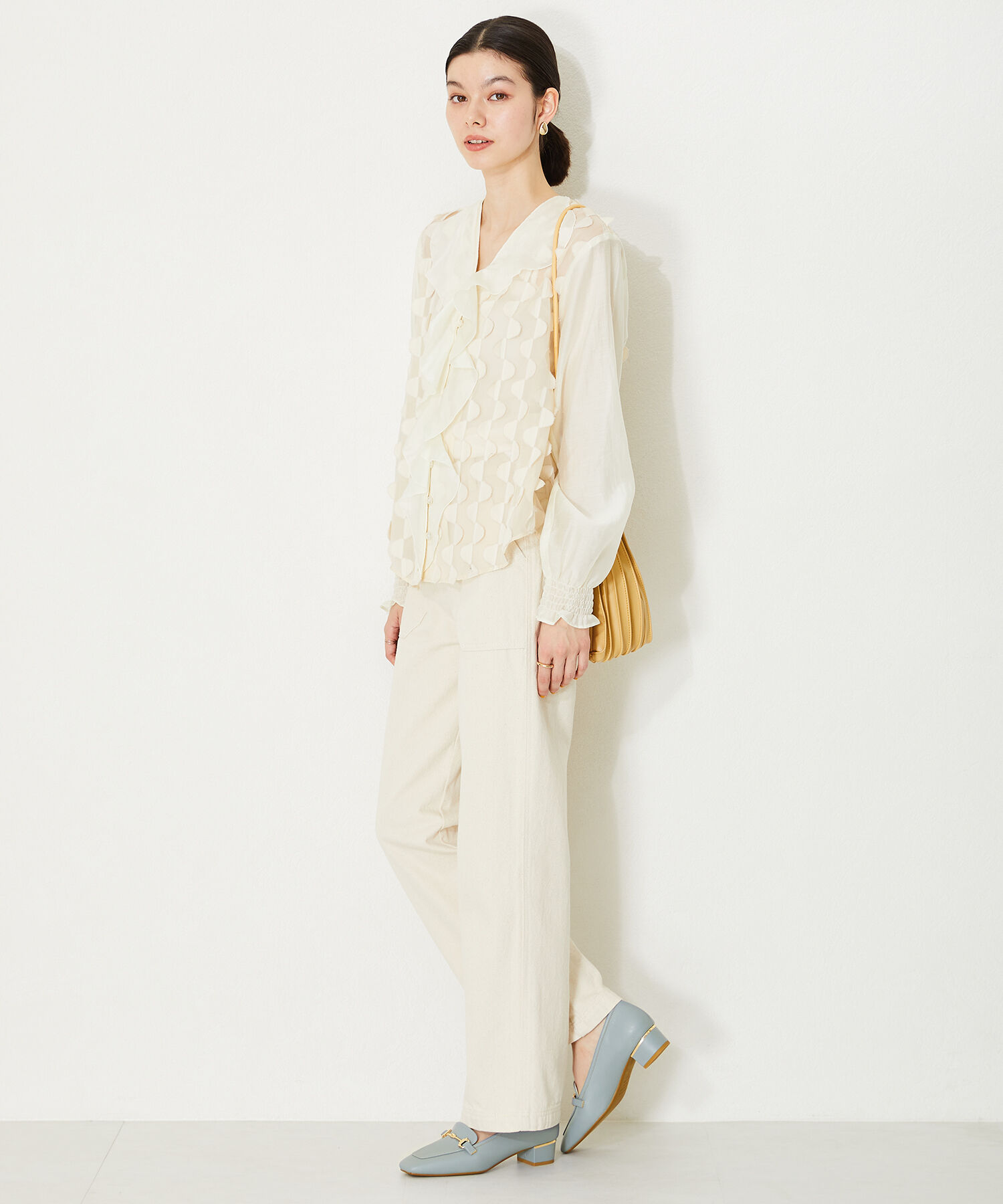 WA Oriental TRaffic「【定番】メタリックラインビットヒールローファー/42101」|ローファー|