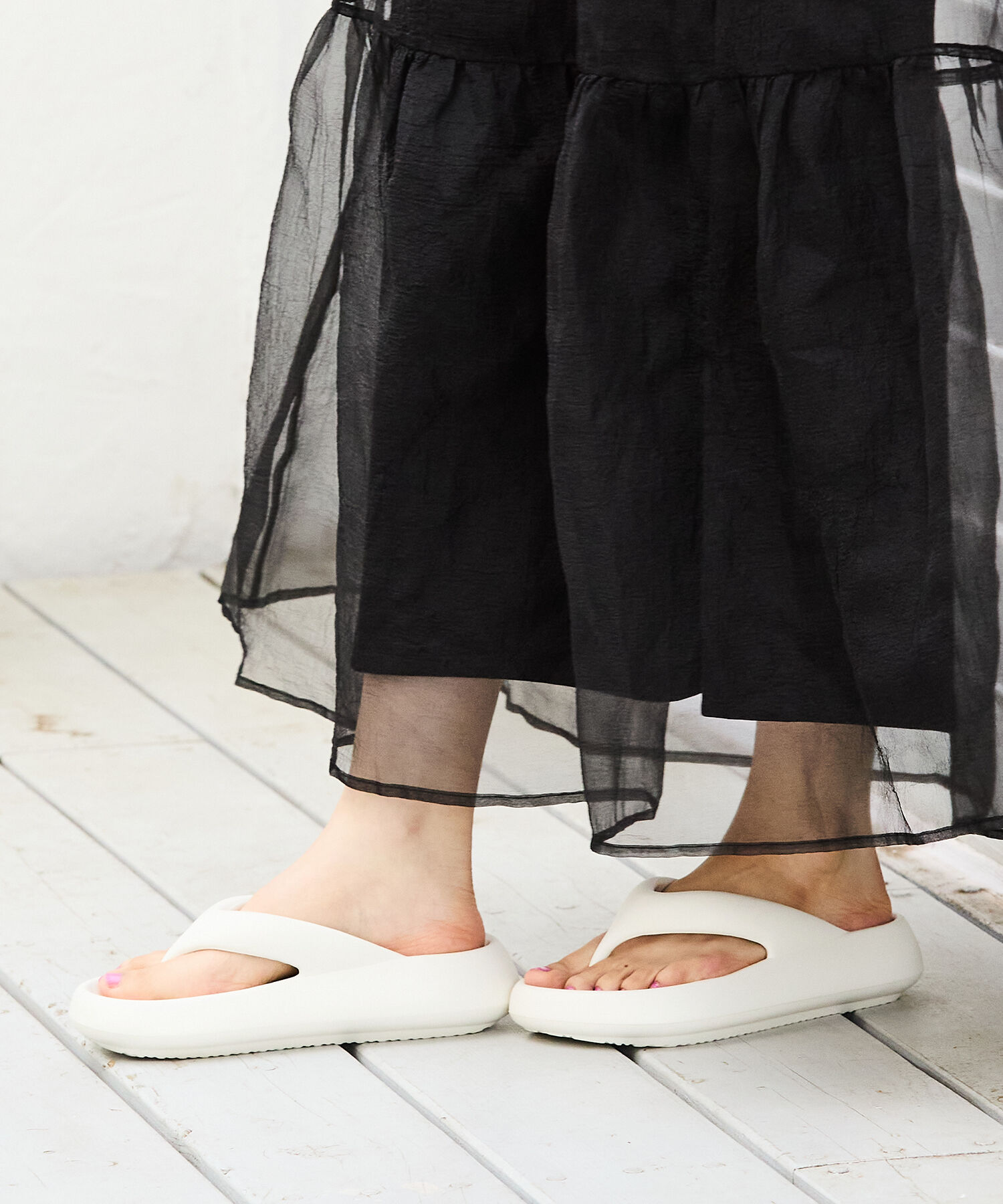 ORiental TRaffic「【リカバリーサンダル】パデットトングサンダル/OT3219 トング サンダル 人気 売れてる トレンド 軽い」|サンダル|