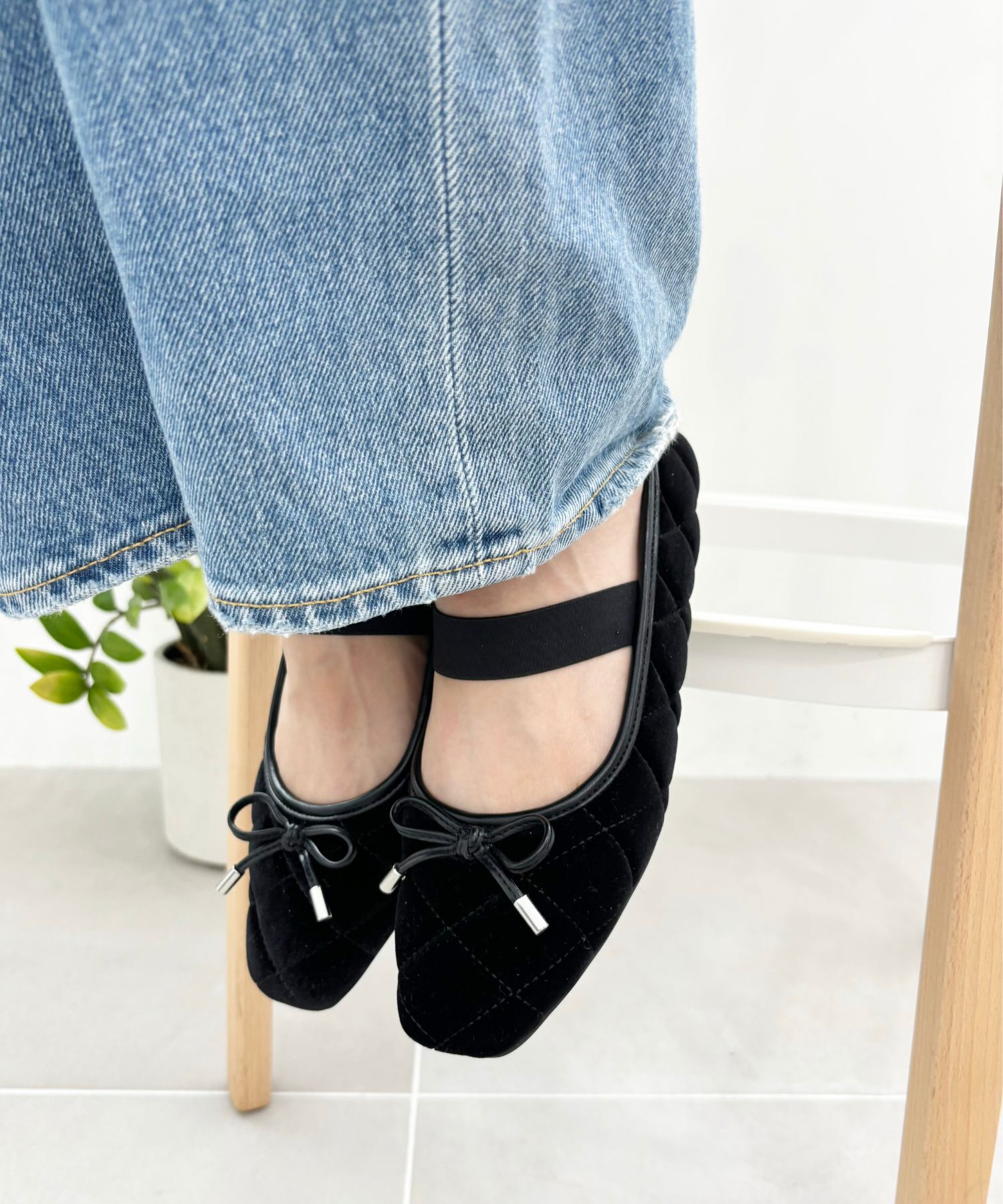 WA Oriental TRaffic「●2024秋冬新作●キルティングデザインバレエシューズ/42307」|パンプス|