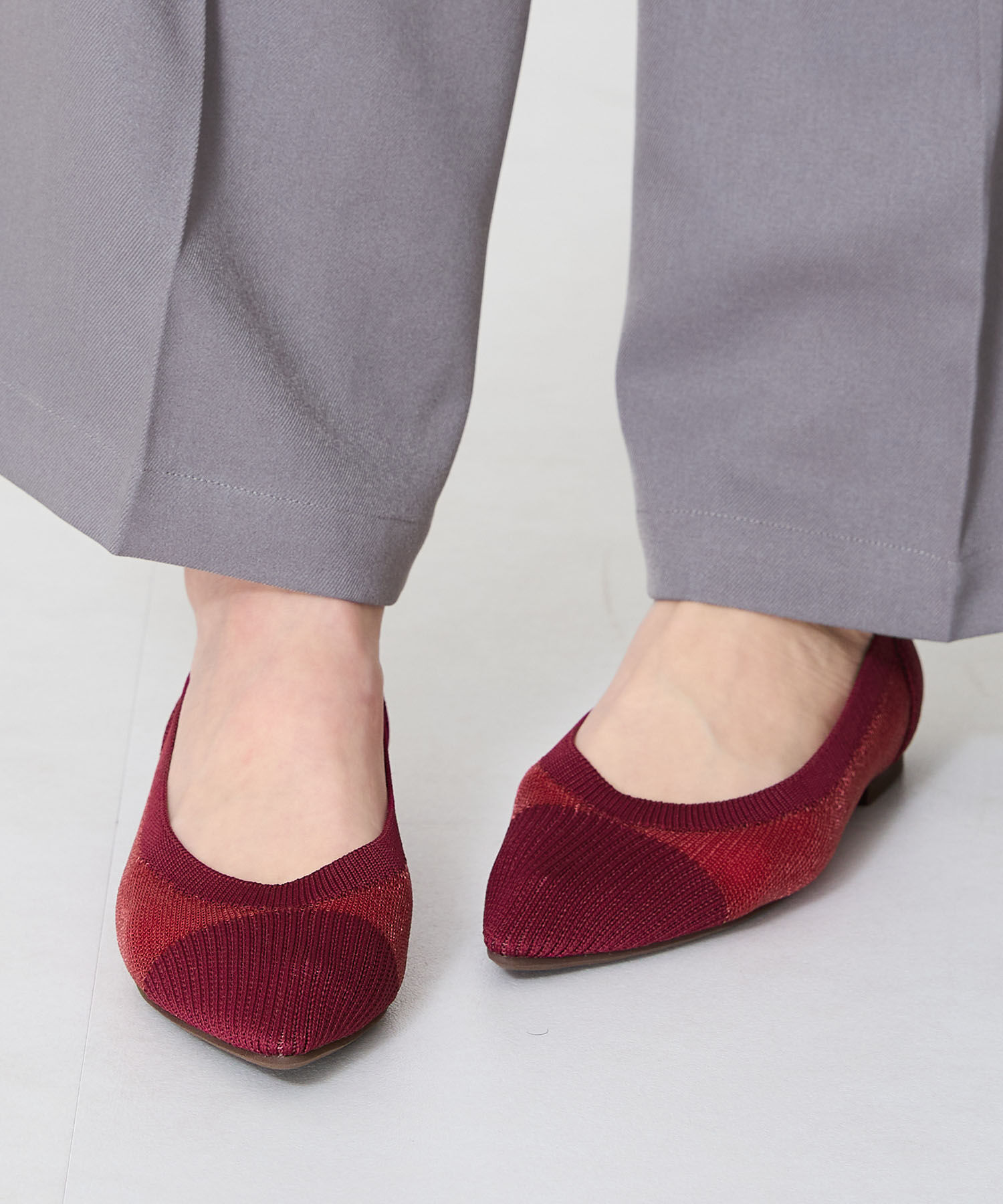 WA Oriental TRaffic「●人気アイテム● 軽量 シアー ニットパンプス /52108 柔らかい クッション」|パンプス|