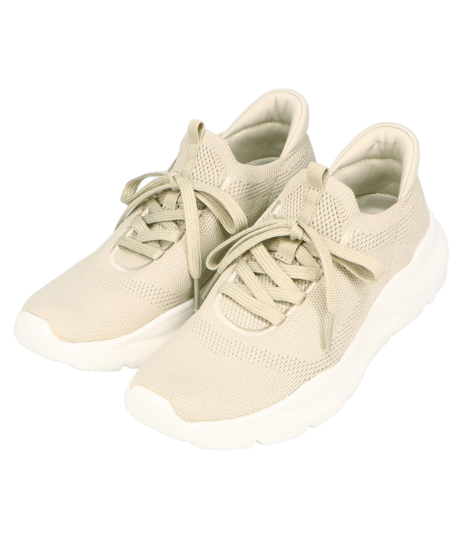 ORiental TRaffic「●再入荷● 【瞬間フィット】 ニットスニーカー /OT3757 軽量 歩きやすい 楽ちん ハンズフリー」|スニーカー|