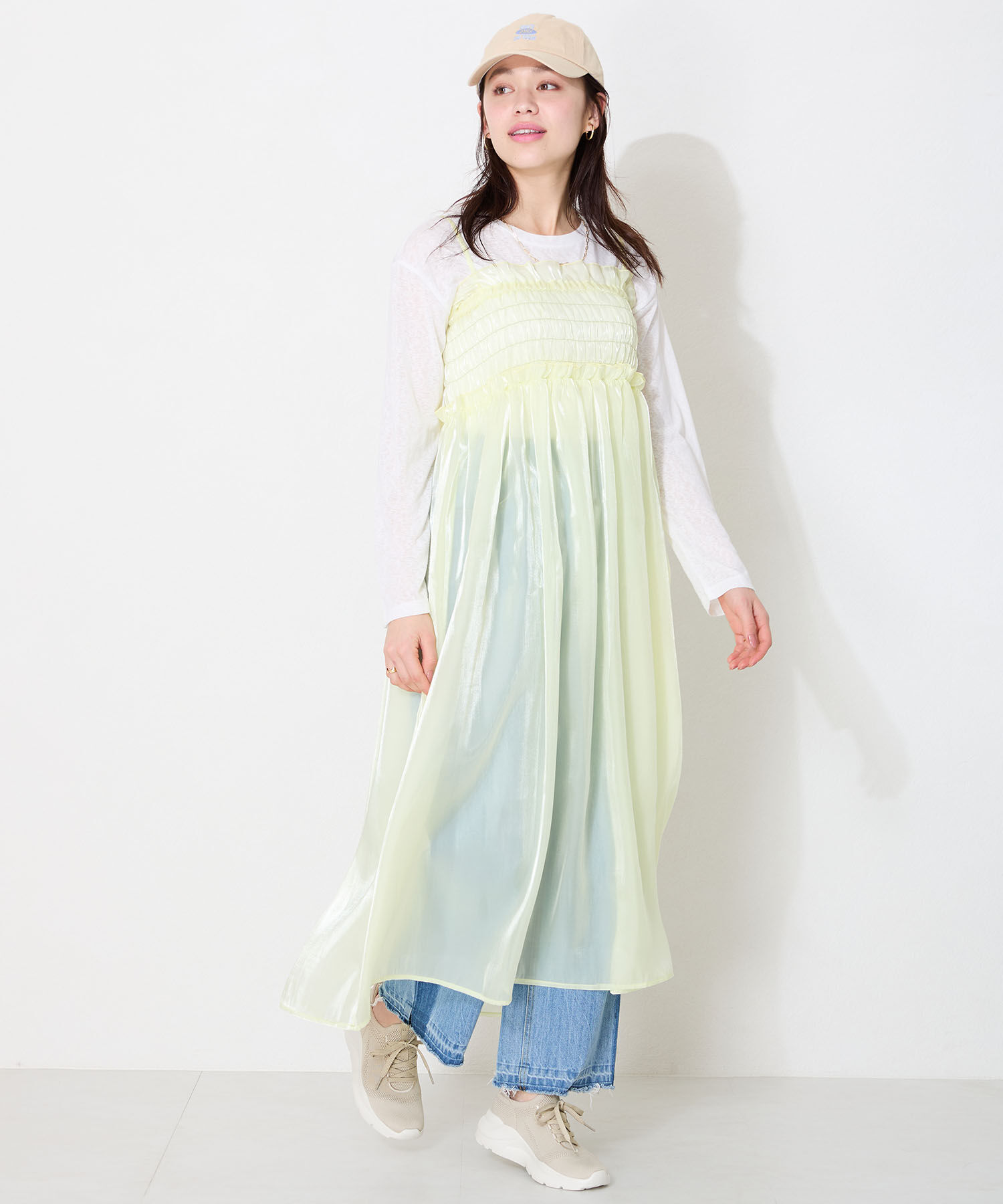 ORiental TRaffic「●再入荷● 【瞬間フィット】 ニットスニーカー /OT3757 軽量 歩きやすい 楽ちん ハンズフリー」|スニーカー|