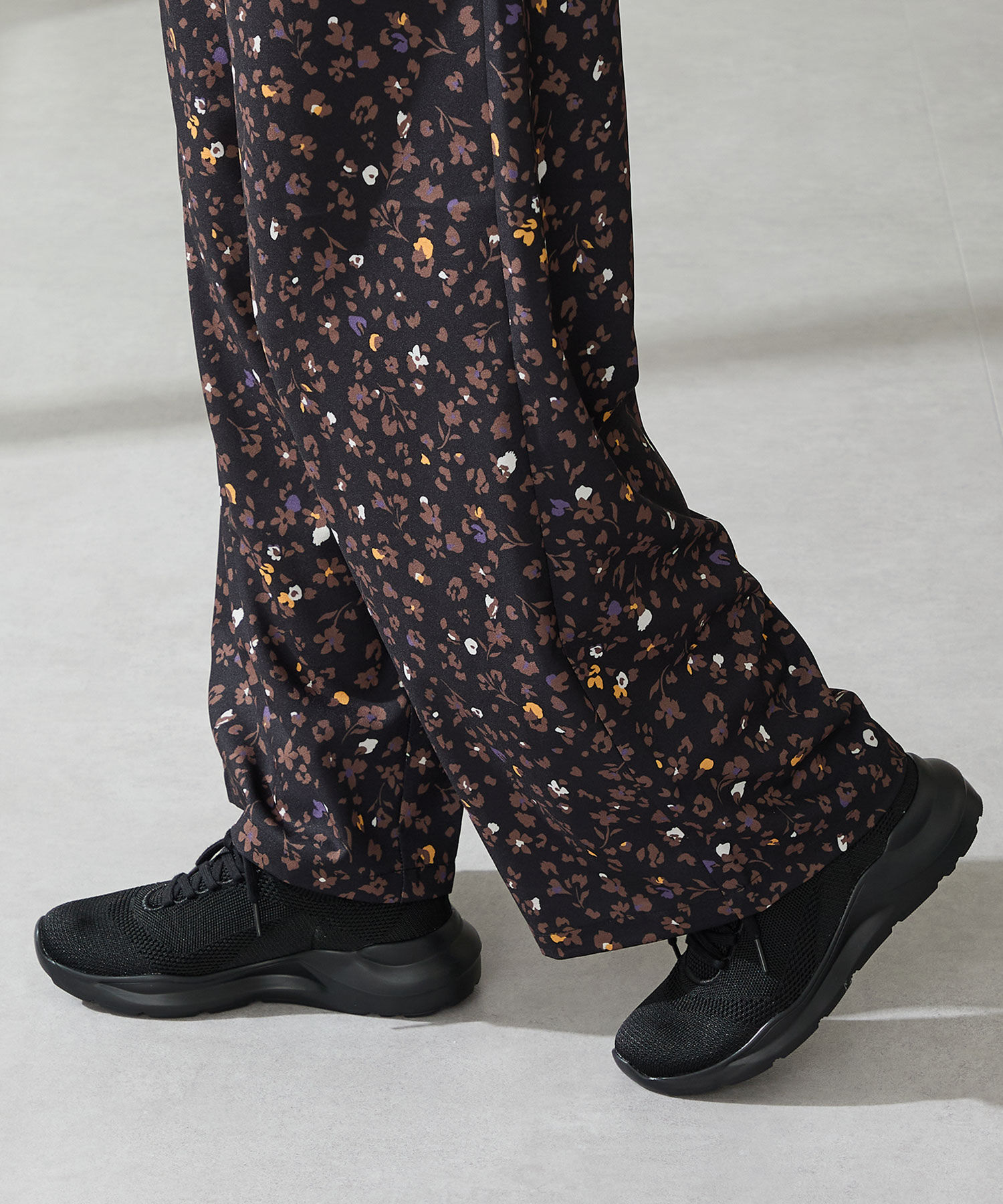 ORiental TRaffic「●再入荷● 【瞬間フィット】 ニットスニーカー /OT3757 軽量 歩きやすい 楽ちん ハンズフリー」|スニーカー|