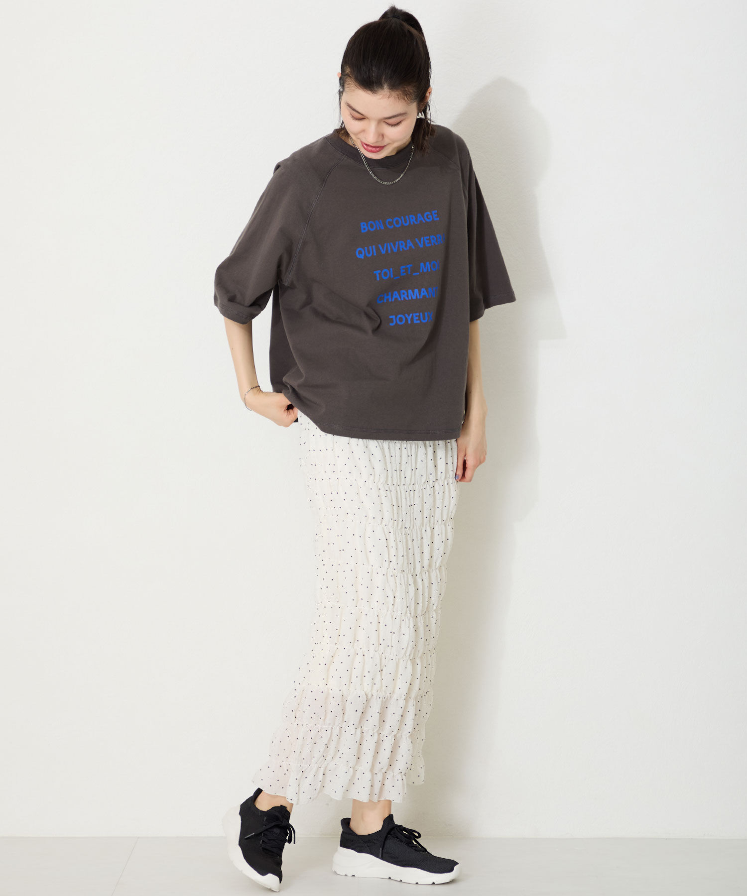 ORiental TRaffic「●再入荷● 【瞬間フィット】 ニットスニーカー /OT3757 軽量 歩きやすい 楽ちん ハンズフリー」|スニーカー|