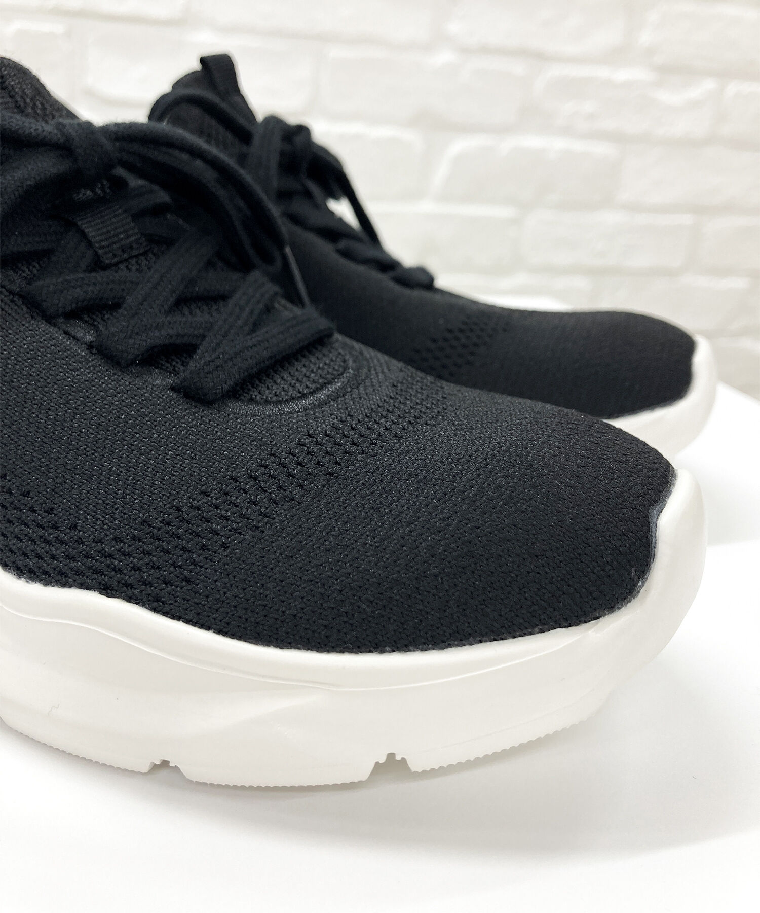 ORiental TRaffic「●再入荷● 【瞬間フィット】 ニットスニーカー /OT3757 軽量 歩きやすい 楽ちん ハンズフリー」|スニーカー|