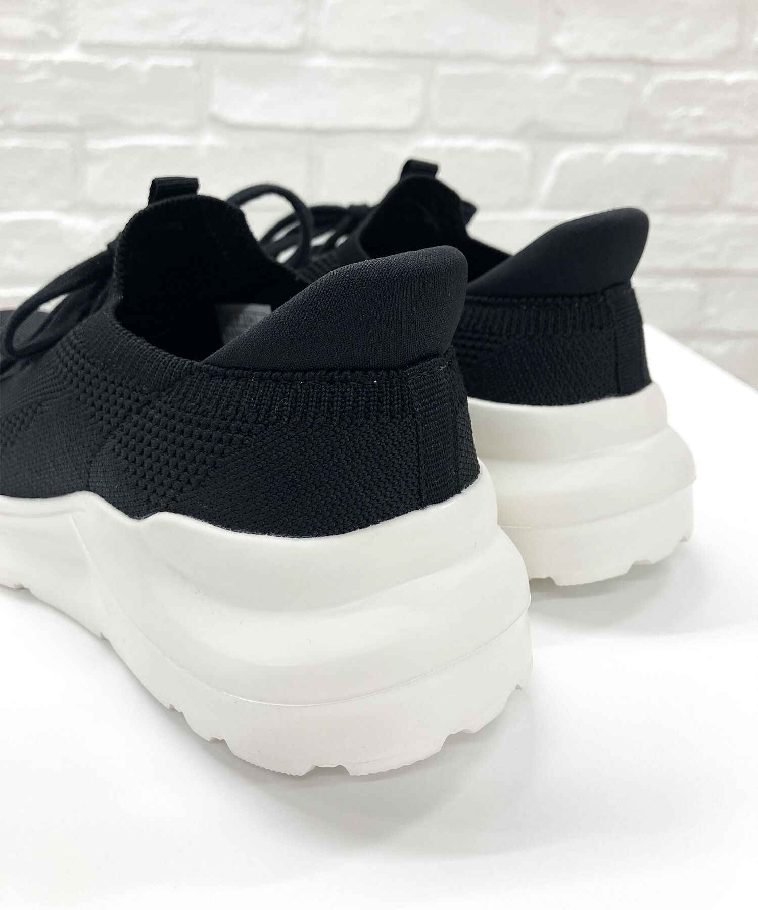 ORiental TRaffic「●再入荷● 【瞬間フィット】 ニットスニーカー /OT3757 軽量 歩きやすい 楽ちん ハンズフリー」|スニーカー|