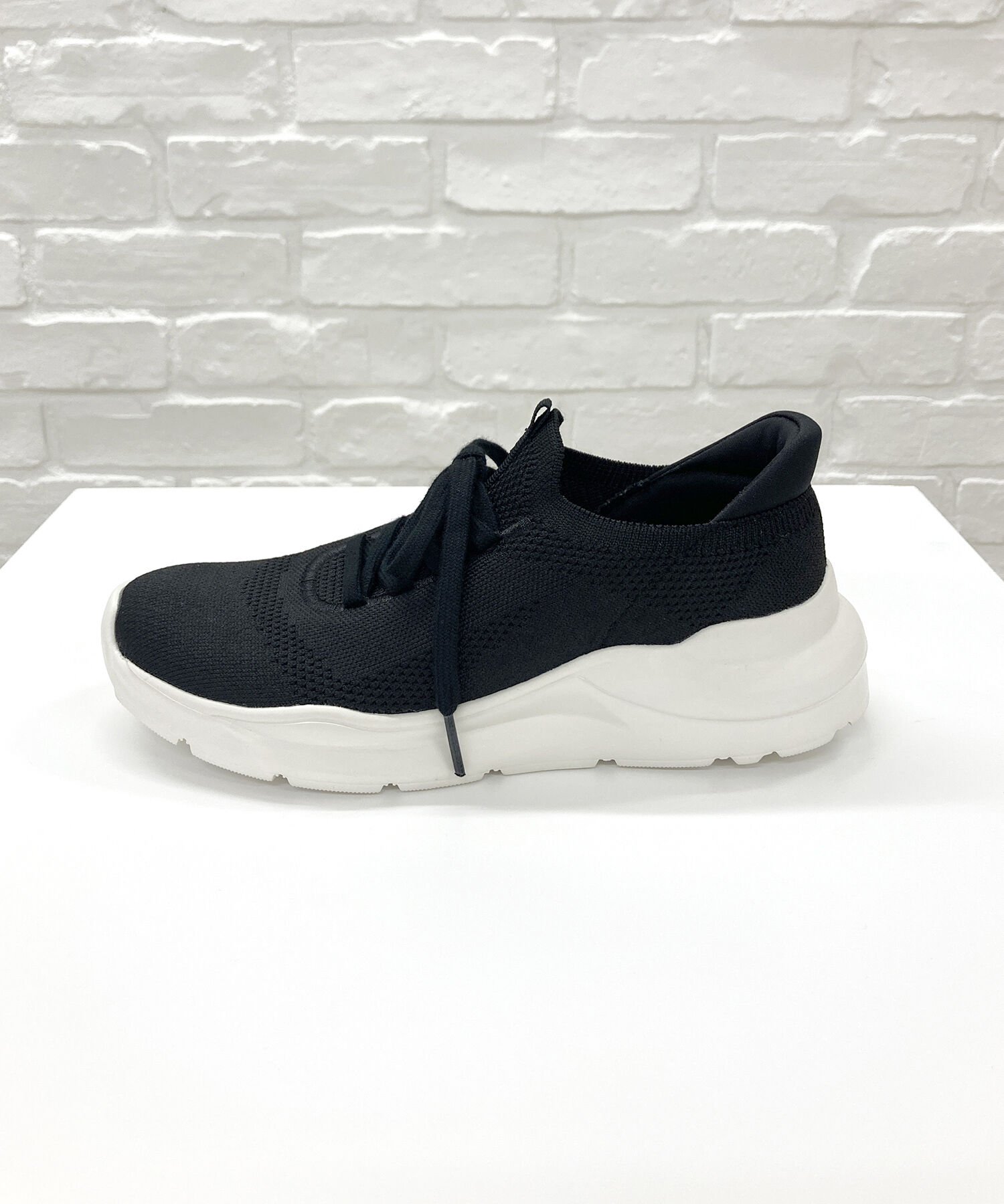 ORiental TRaffic「●再入荷● 【瞬間フィット】 ニットスニーカー /OT3757 軽量 歩きやすい 楽ちん ハンズフリー」|スニーカー|