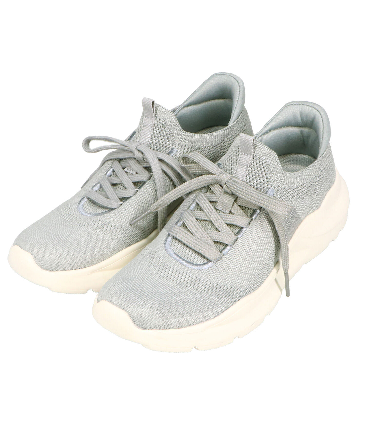 ORiental TRaffic「●再入荷● 【瞬間フィット】 ニットスニーカー /OT3757 軽量 歩きやすい 楽ちん ハンズフリー」|スニーカー|