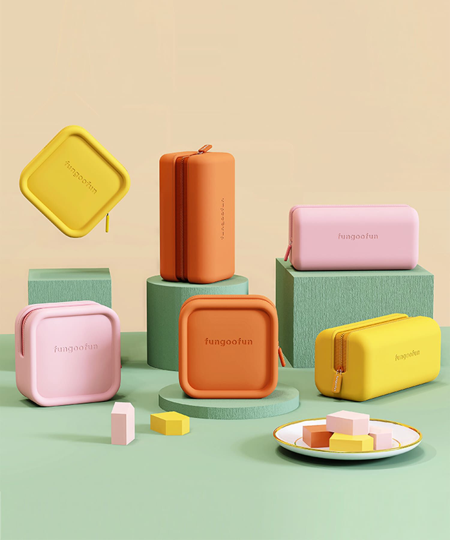 fungoofun「【WEB限定】EVAスクエアポーチ/G-0020 人気 トレンド」|その他|