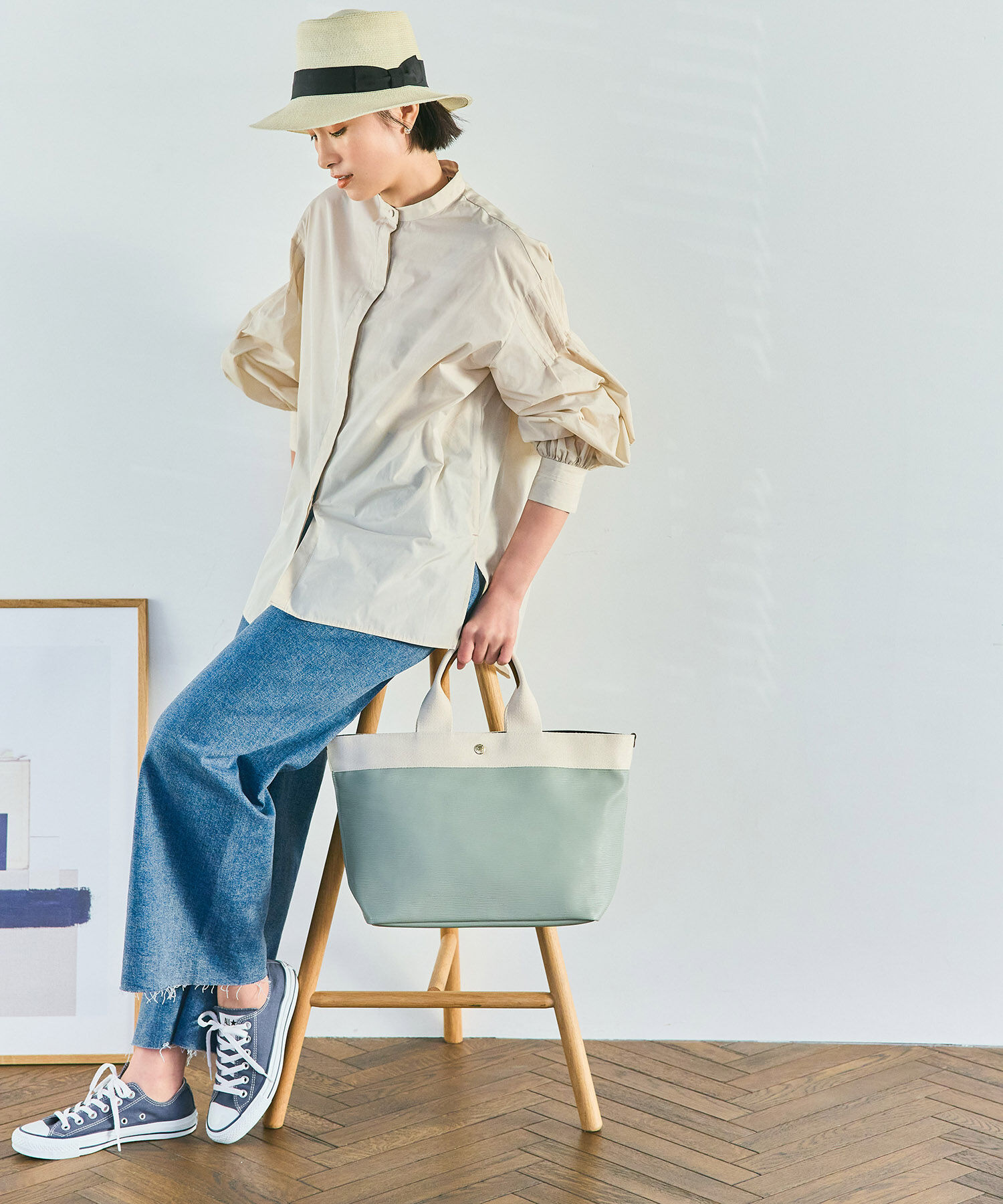 TOPKAPI BREATH「【VERY 10月号掲載】RIPPLE リプル ネオレザー A4トートバッグ」|トートバッグ|