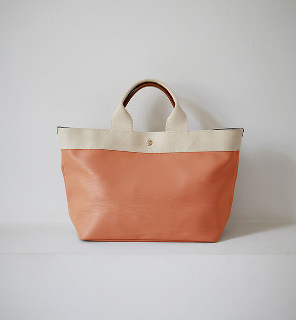 TOPKAPI BREATH「【VERY 10月号掲載】RIPPLE リプル ネオレザー A4トートバッグ」|トートバッグ|サーモンピンク