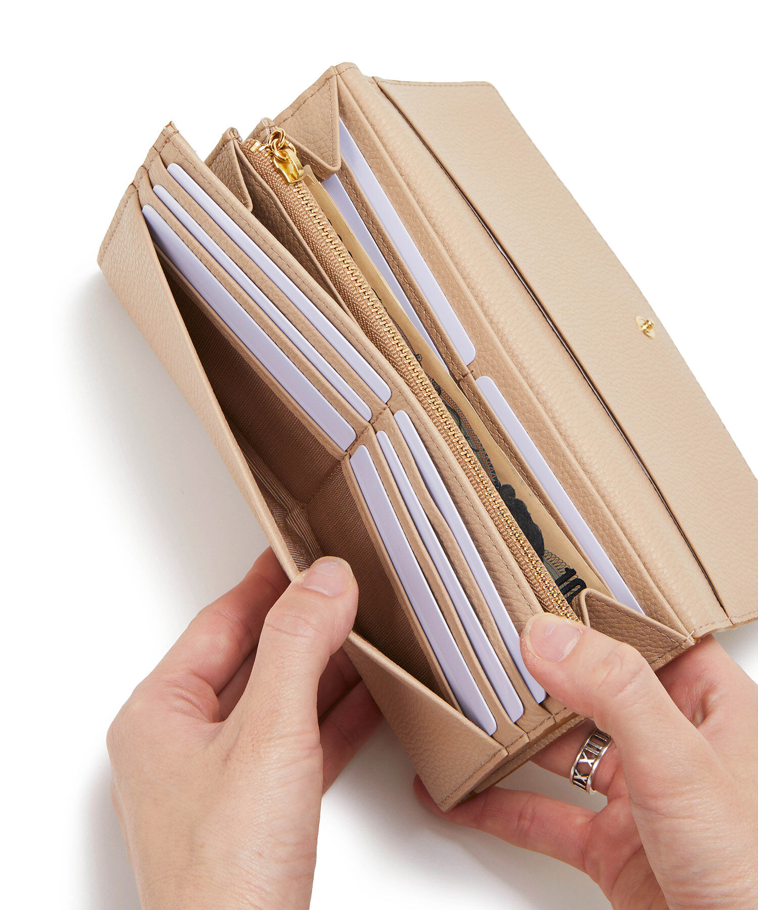 TOPKAPI 「【TOPKAPI】 gemdrops ジェムドロップ ミニエンボスレザー 天然石 長財布」|財布|