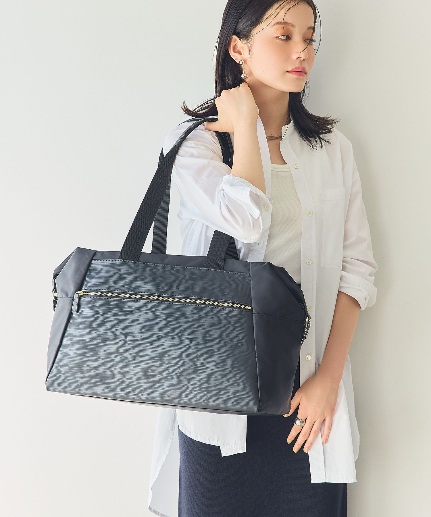 TOPKAPI BREATH「【VERY11月号掲載】RIPPLE TRIPリプル トリップ ナイロン コンビ キャリーオンボストンバッグ トラベル旅行」|ボストンバッグ|