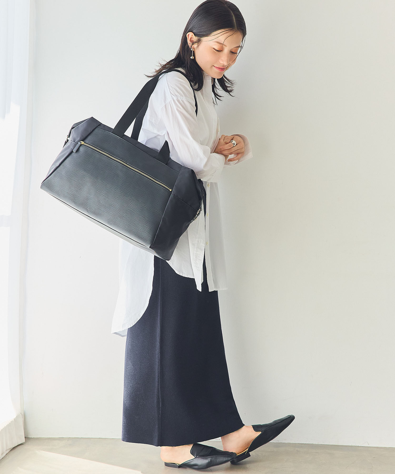 TOPKAPI BREATH「【VERY11月号掲載】RIPPLE TRIPリプル トリップ ナイロン コンビ キャリーオンボストンバッグ トラベル旅行」|ボストンバッグ|