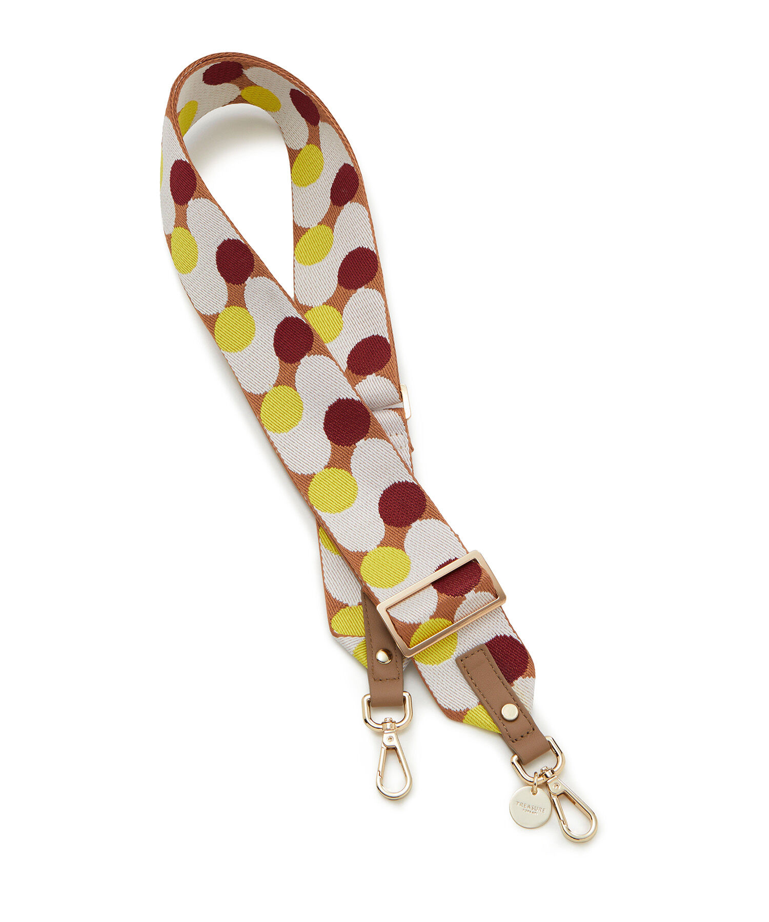 TOPKAPI TREASURE「【TREASURE TOPKAPI】オリジナル ショルダーベルト 50mm 」|ストラップ|キャメル