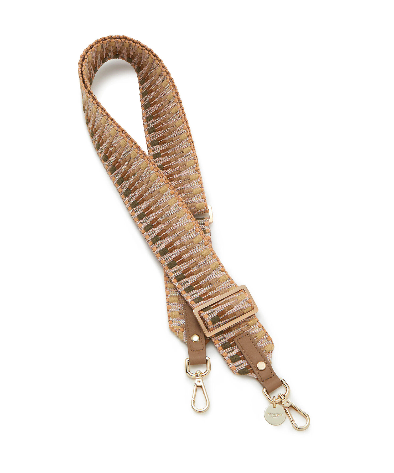 TOPKAPI TREASURE「【TREASURE TOPKAPI】オリジナル ショルダーベルト 50mm 」|ストラップ|オリーブ