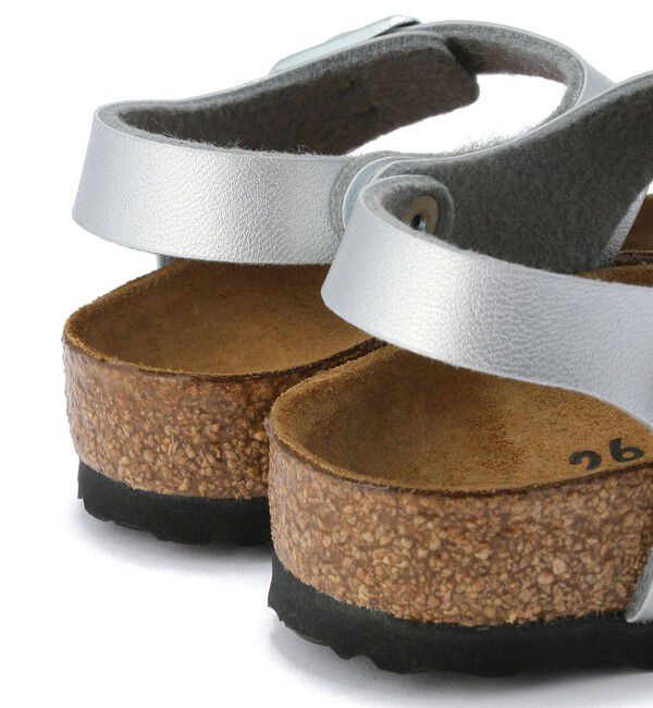 BIRKENSTOCK「【ビルケンシュトック】リオ/シルバー ビルコフロー/サンダル キッズ/RIO」|サンダル|
