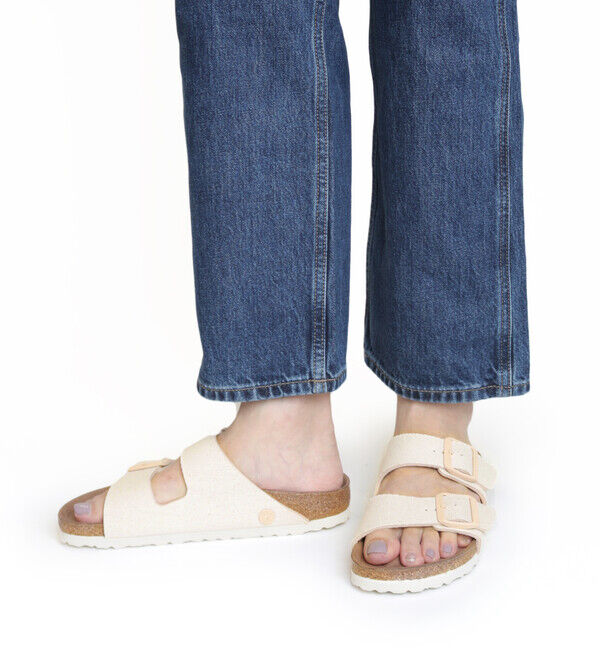 BIRKENSTOCK「【ビルケンシュトック】アリゾナ/エッグシェル ビルコフロー ヴィーガン/サンダル レディース」|サンダル|