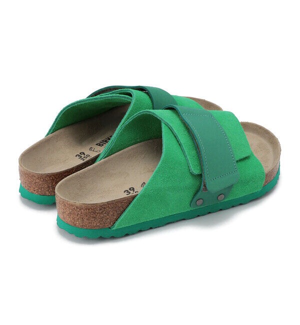 BIRKENSTOCK「【ビルケンシュトック】キョウト/ボールドグリーン スエードレザー/サンダル メンズ/KYOTO」|サンダル|