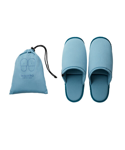 MILESTO「MILESTO UTILITY 洗える携帯スリッパL」|トラベルグッズ|BLGY